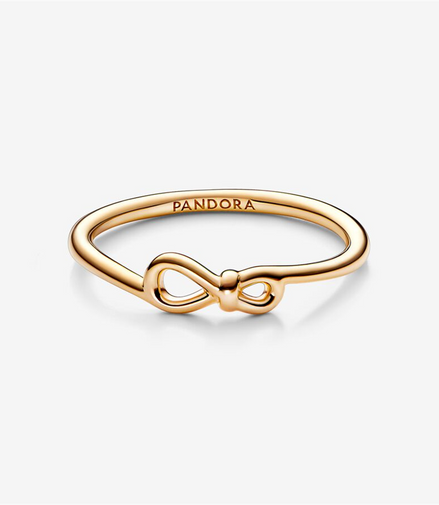 Pandora Moments Infinity Knot Ring Size 9