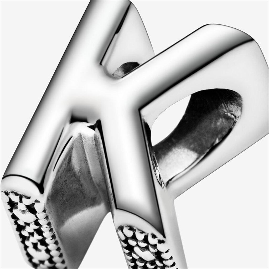 Pandora Moments Letter K Alphabet Charm