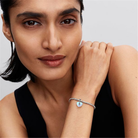 Pandora Shooting Star & Heart Dangle Charm