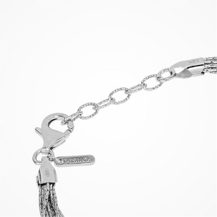 Desmos Ladies Sterling Silver Spark Bracelet 7.25"