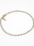 Desmos Two Tone Rice Bracelet 7.25"