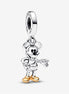 Pandora Disney 100th Anniversary Mickey Mouse Lab-grown Diamond Dangle Charm