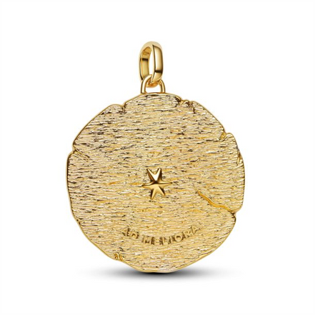 Pandora ME Crossing Arrows Oversized Gold-Plated Medallion Charm