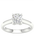 Revelation14K Gold 1.23 CT Cushion Shape Lab Grown Diamond Engagement Ring