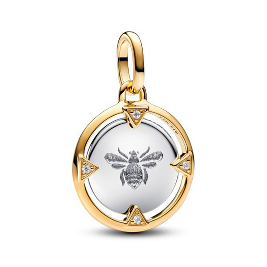 Pandora ME/Moments Bee Gold-Plated Medallion Charm