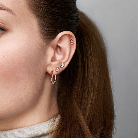 Pandora Moments Sparkling Infinity Stud Earrings