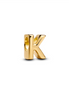 Pandora Letter K Alphabet Gold-Plated Charm