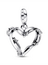 Pandora ME/Moments Wire Heart Medallion Charm