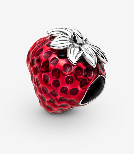 Pandora Moments Seeded Strawberry Fruit Charm