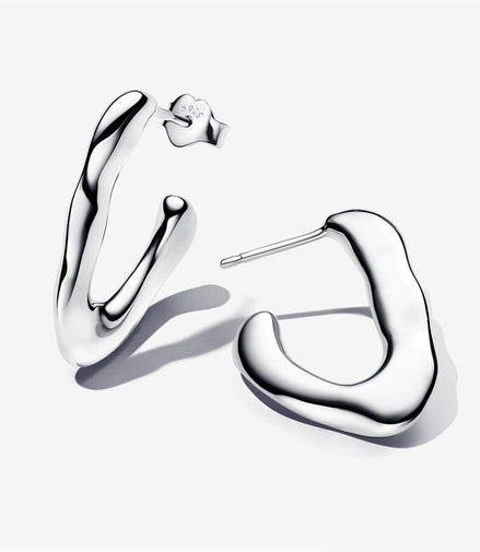 Pandora Essence Organically V-Shaped Open Hoop Earrings