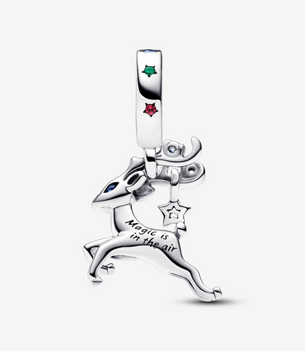 Pandora Moments Magical Christmas Reindeer Dangle Charm