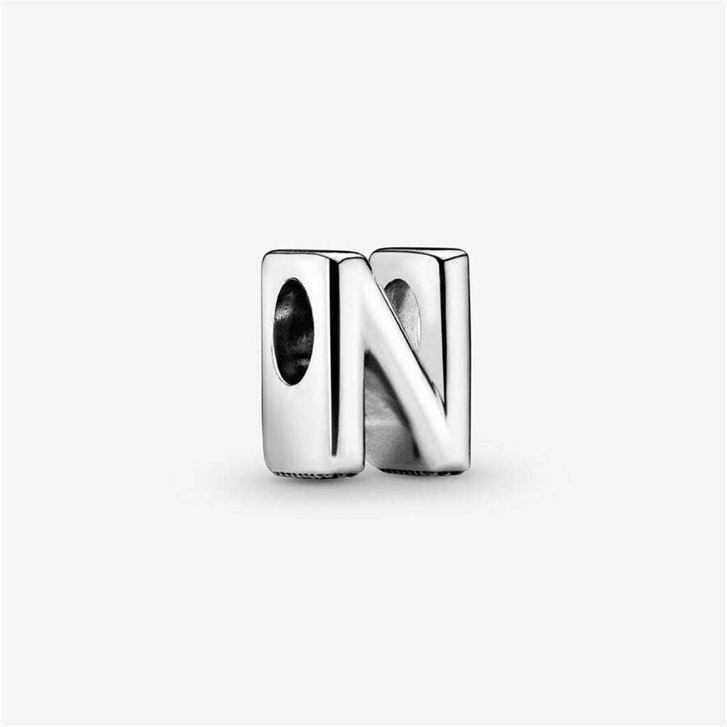 Pandora Moments Letter N Alphabet Charm