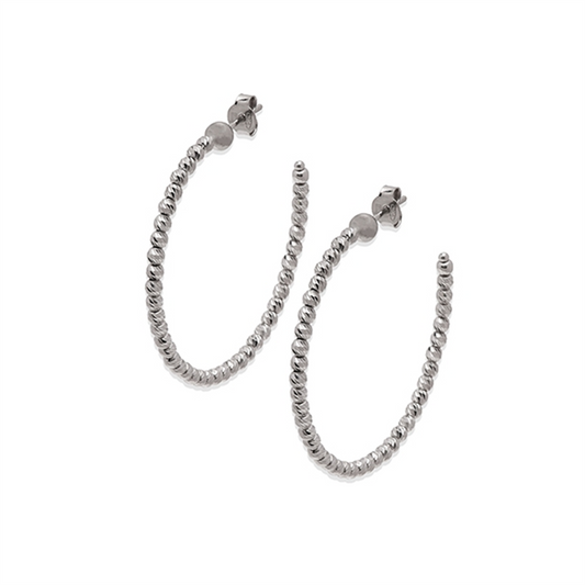 Desmos Slash 35mm Hoop Earrings