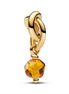 Pandora Moments November Birthstone Faceted Honey Eternity Circle Dangle Charm