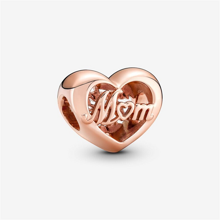 Pandora Moments Thank You Mom Heart Charm