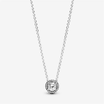 Pandora Timeless Round Sparkle Necklace 45 cm