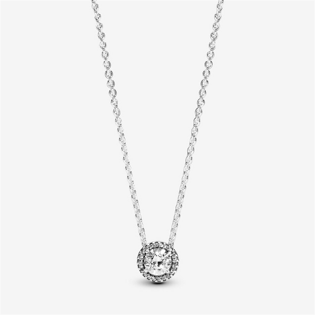 Pandora Timeless Round Sparkle Necklace 45 cm
