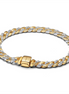 Pandora Timeless Two-Tone Pavé Cuban Chain Bracelet Size 20