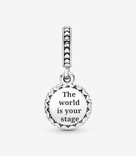 Pandora Moments Theatre Masks Dangle Charm