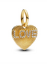 Pandora Moments Engravable Love Heart Dangle Charm