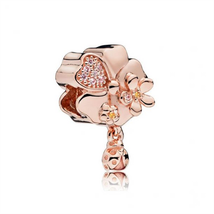 Pandora Rose Wildflower Meadow Charm