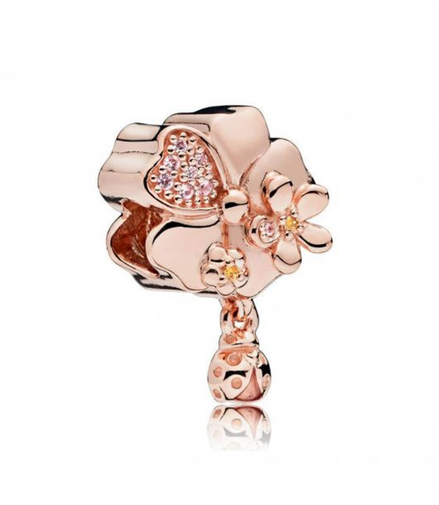 Pandora Rose Wildflower Meadow Charm