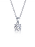 LaFonn 1.25 CTW Simulated Diamond 4 Prong Solitaire Necklace