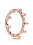 Pandora Moments  Pink Enchanted Crown Ring Size 8.5