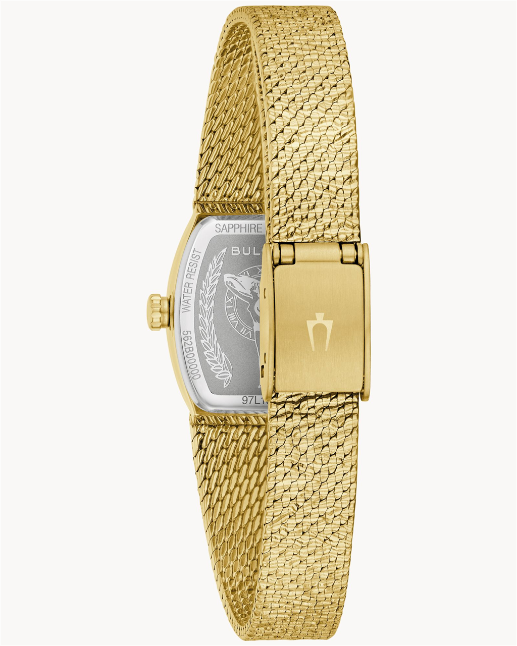 Bulova Ladies Classic Goddess Of Time Gold Plated Analog Watch