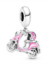 Pink Scooter Dangle Charm