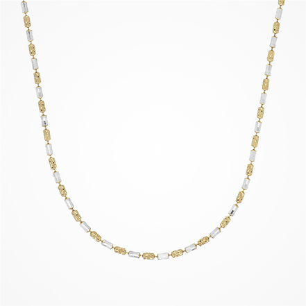 Desmos Two Tone Design Legacy Necklace 16"