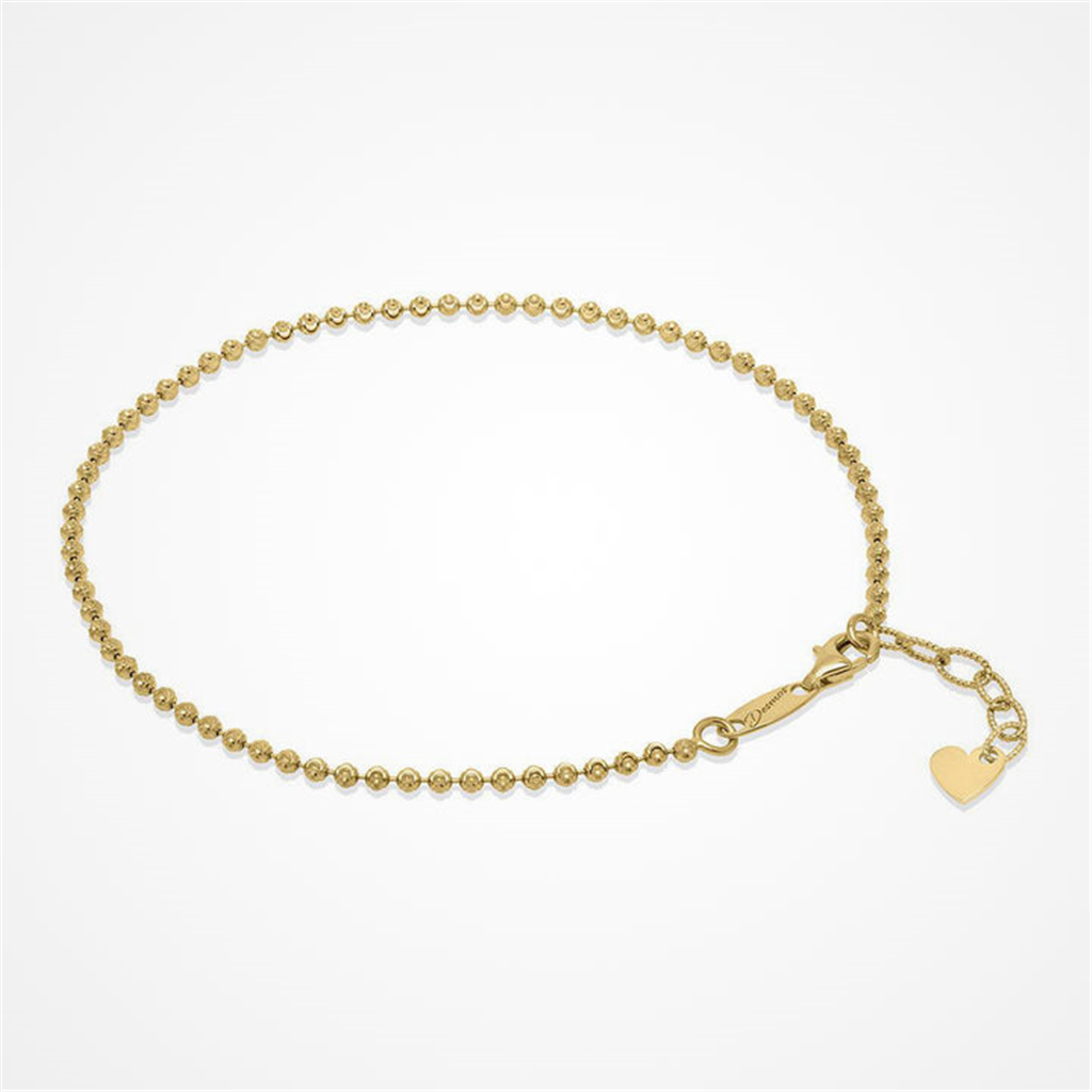 Desmos 18K Gold Overlay Design Moon Anklet