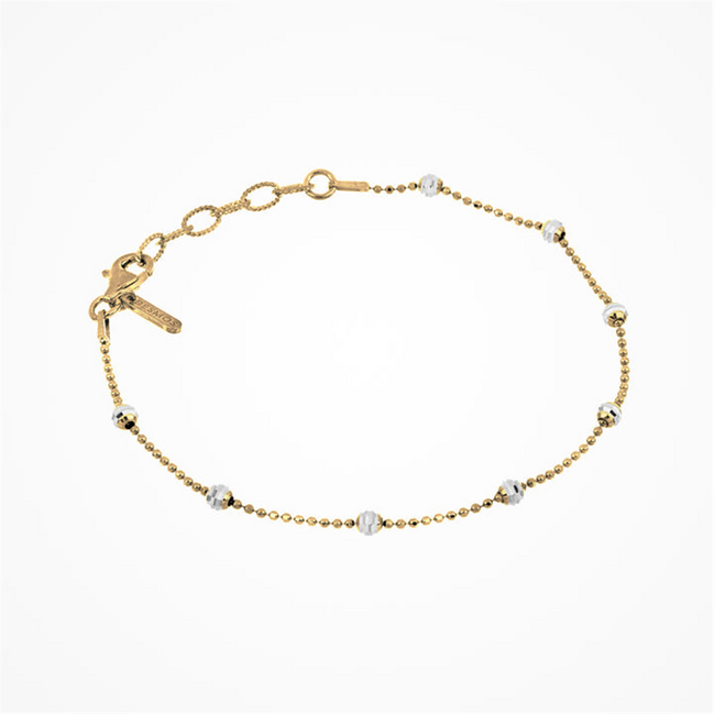 Desmos Two Tone Shine Bracelet 7.25"