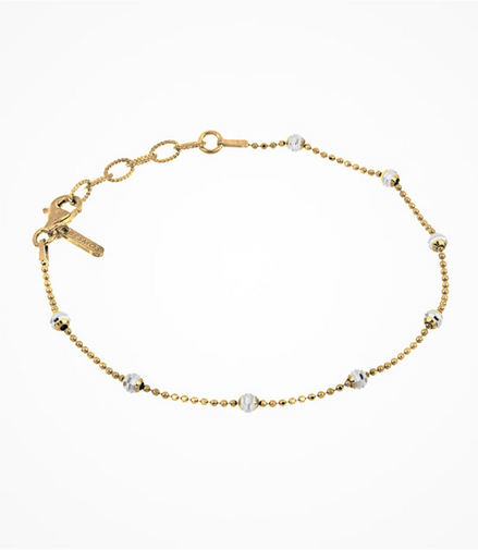 Desmos Two Tone Shine Bracelet 7.25"