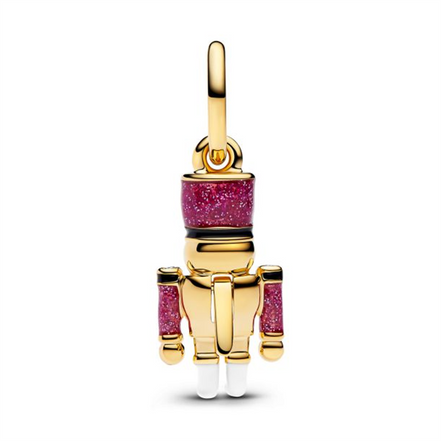 Pandora Moveable Nutcracker Gold-Plated Dangle Charm