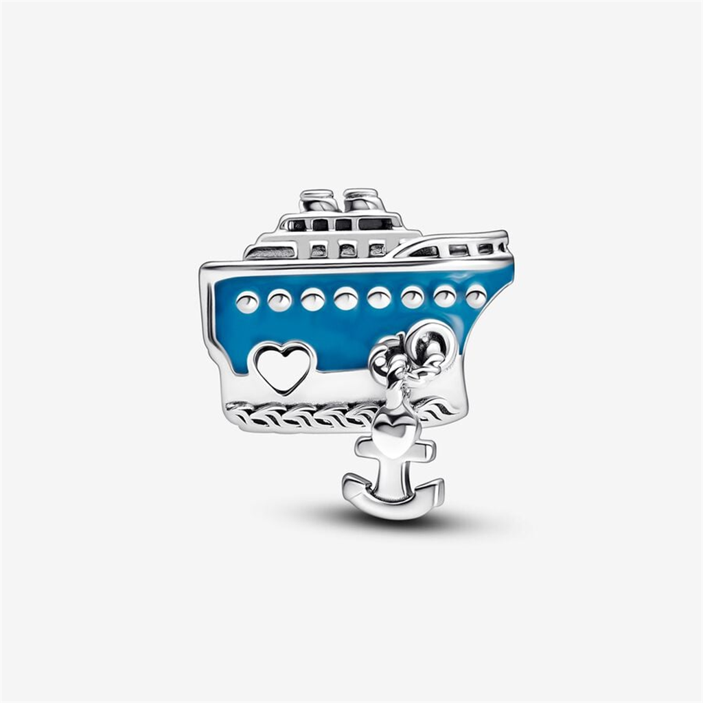 Pandora Moments Anchored Cruise Ship Charm