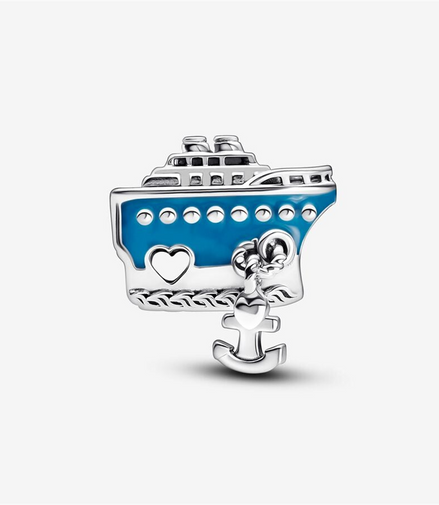 Pandora Moments Anchored Cruise Ship Charm