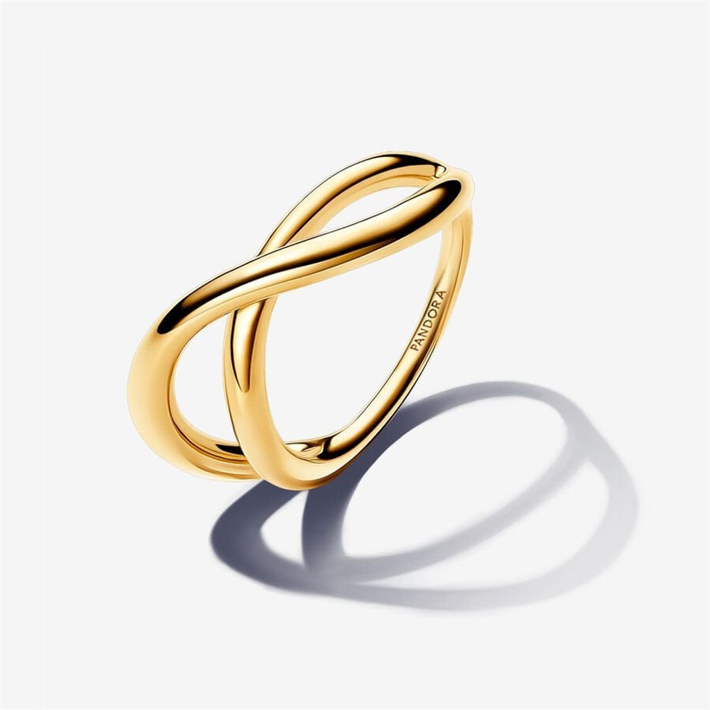 Pandora Essence Organically Shaped Infinity Ring Size 7.5