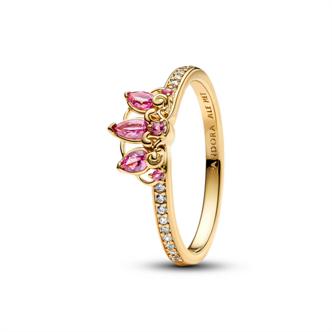 Pandora Disney Princess Rapunzel Tiara Ring Size 56