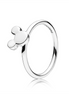 Pandora Disney Mickey Mouse Silver Silhouette Ring 4.5