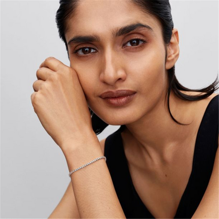 Pandora Sparkling Tennis Bracelet Size 20