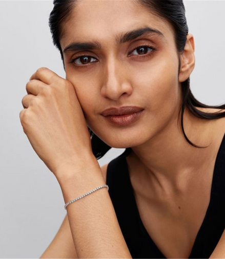 Pandora Sparkling Tennis Bracelet Size 20