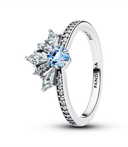 Pandora Disney Frozen Queen Elsa Tiara Ring Size 7.5