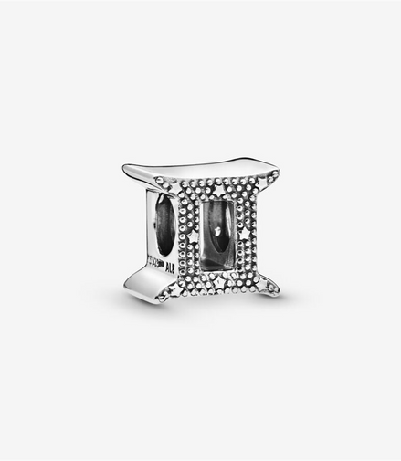 Pandora Moments Sparkling Gemini Zodiac Charm