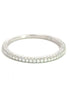14K White Gold .52 CTTW Diamond Wedding Band