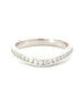 14Kw 20Round .25Cttw Curved Diamond Band