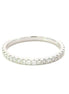 14K White Gold 0.44 CTTW Diamond Band