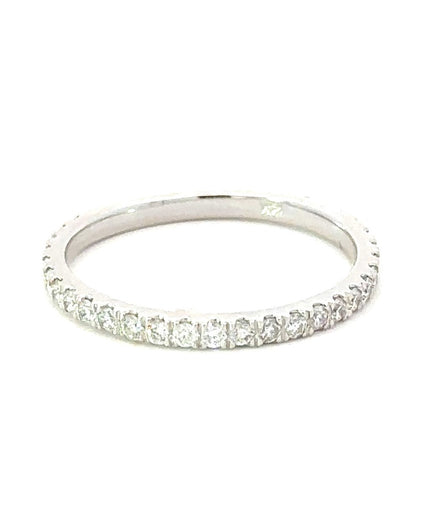 14K White Gold 0.44 CTTW Diamond Band