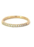14K Yellow Gold 13Round .13 CTTW Diamond Band