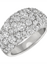 14K White Gold 4 CTW Lab Grown Diamond Fashion Ring